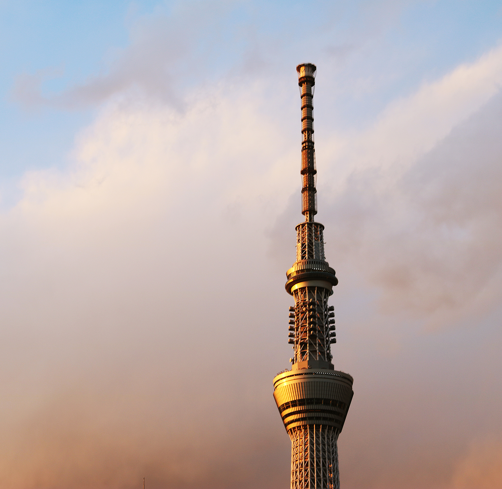 夕暮れのスカイツリー